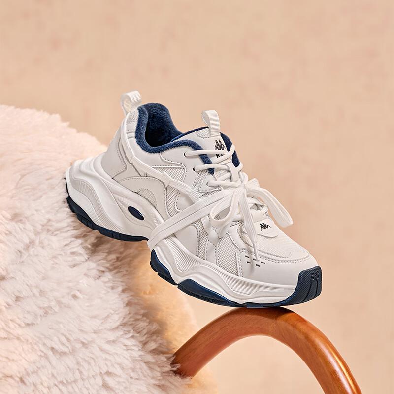 Kappa Women's Plush-Lined Dad Sneakers