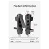 Flip Cover for DJI OSMO Pocket 3 Plastic Case Built-in 5 Filter Slots Anti-Scratch Cover with Straps for Pocket 3 Accessories