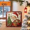 Atmosphere Decoration for Windows Colorful Acrylic Suncatcher, Stained Glass Style Christmas Hanging Ornaments, Santa Claus Decorations Snowman