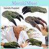 Realistic Dinosaur Hand Puppet Glove Toy For Boys Green/brown Interactive And Educational