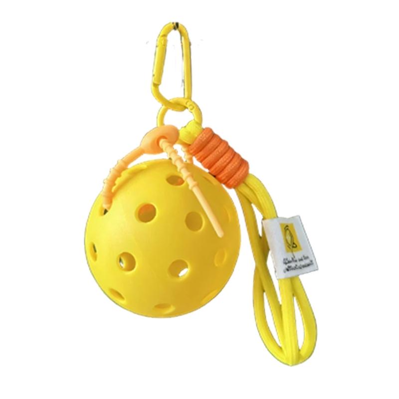 Pickleballs Keychain Accessory For Sports Enthusiasts And Students Pickleballs Charm Keyring For Everyday Use And Sports