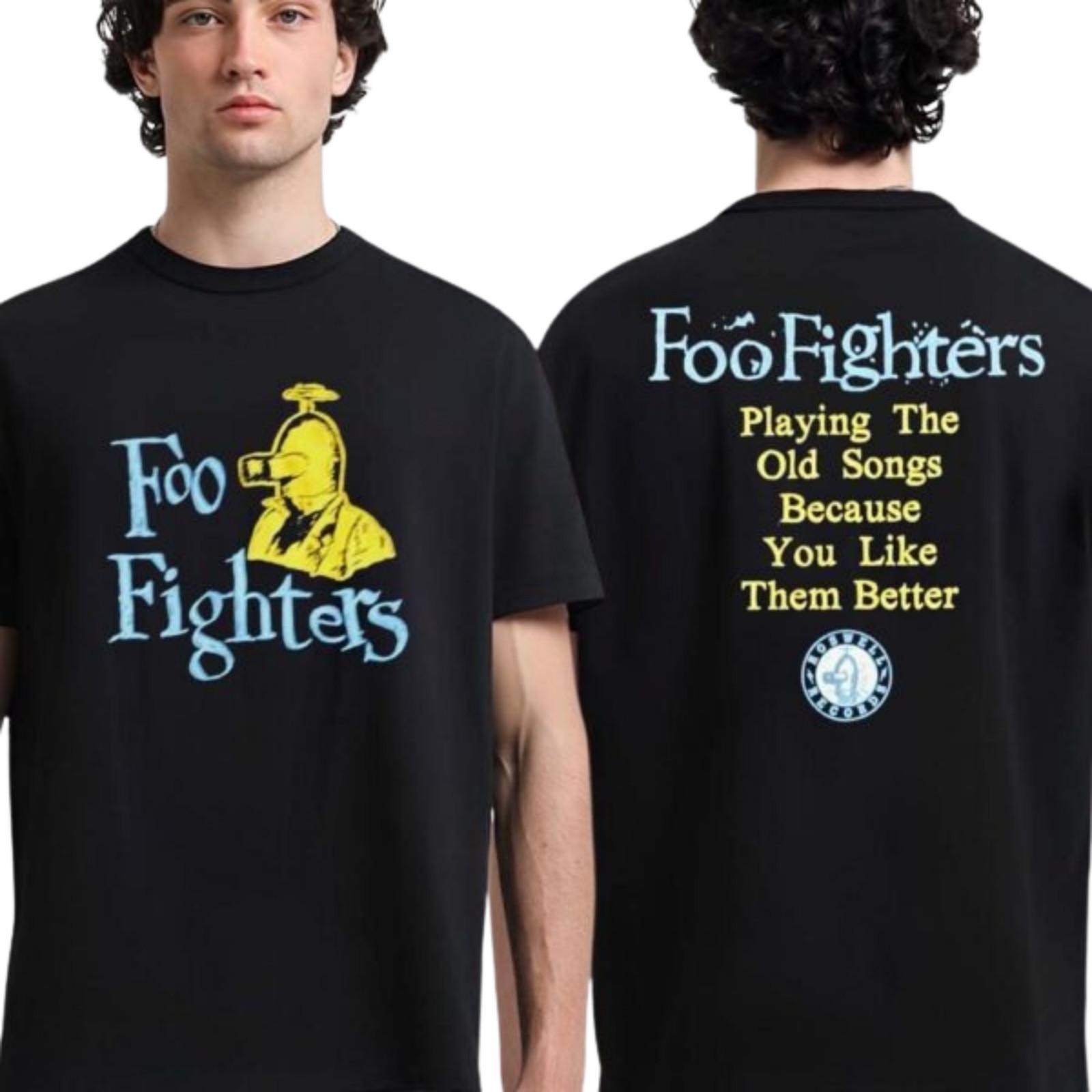 Foo Fighters Santa Ana CA Sept 15 2026 Observatory Roswell Records Merch Tee XL