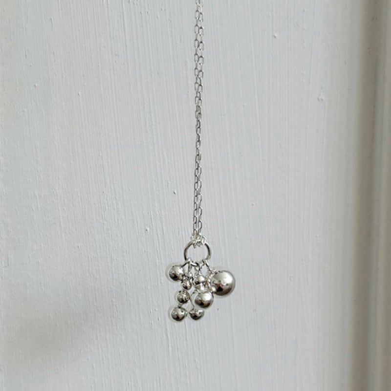 NUDOOR Tautropfen-Quasten-Halskette