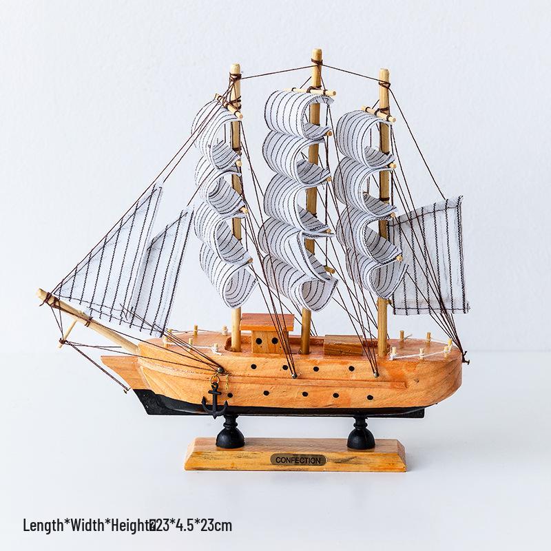 Sailboat Ornament: Creative Home Décor for Living Room, Wine Cabinet, Graduation Gift, or Office Desktop