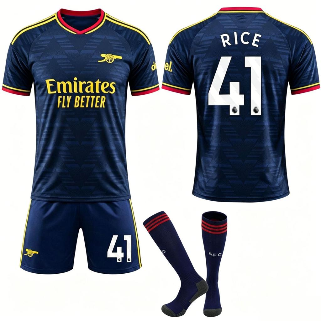 Nu. 7 tricou Saka Nr.. 8 degaard Nu. 41 Orez Nu. 14 degaard Arsenal tricou de fotbal de deplasare