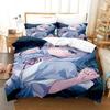 3D Anime The Ryuo's Work Is Never Done! Printed Bed Set Duvet Cover Pillowcase Bedding Set Bed Linen Sheet Quilt Cover Full Size