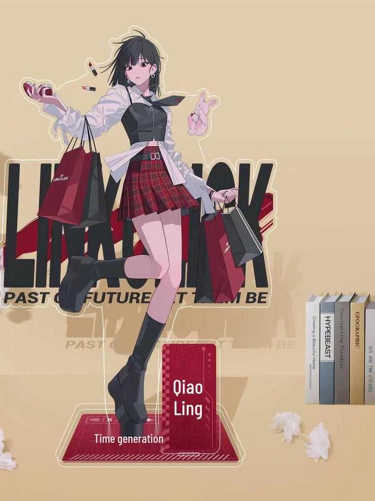 Link Click Peripherals: Extra-Large Acrylic Standee - Exquisite Qiao Ling & Lu Guang Desktop Ornament