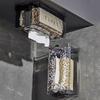 Ins Style Suction Cup Corrugated Tissue Box Acrylic Tissue Dispenser  Bathroom