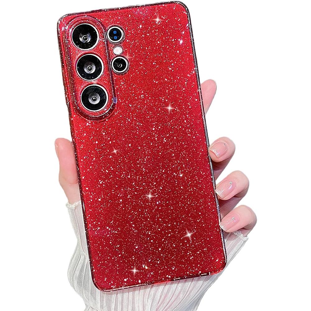Glitter Case For Samsung Galaxy S26 Ultra S2 Plus S24 S23 A A1 G Cute Aesthetic Bling Women Girls Phone Cover Accessories