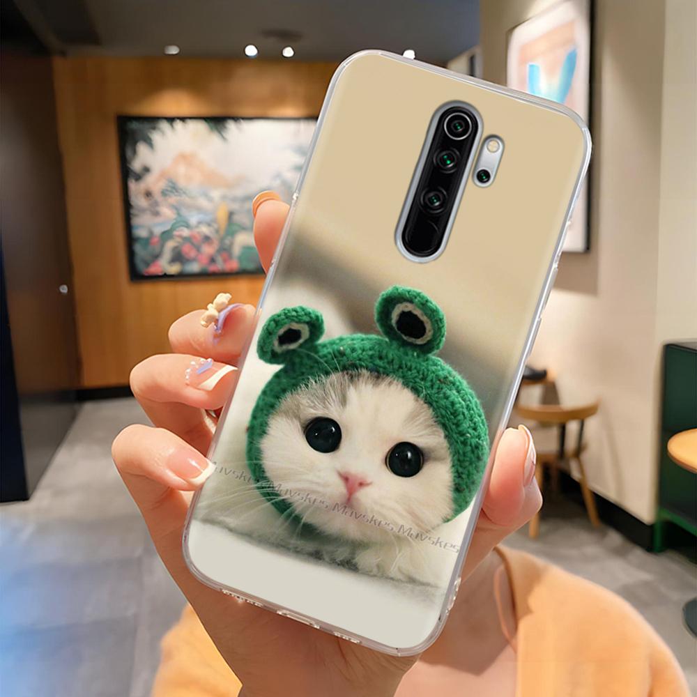 TPU Phone Cases For Redmi Note 8 Pro Case Clear Lovely Flowers Lightweight Cover For Xiaomi Redmi Note8 Pro Phone Housing Fundas