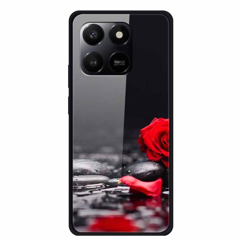 6.77" Glass Back Cover For Honor 400 Smart X7d 2025 Case Tempered Glass Case For Honor Play 10T 5G Case Protective Fundas Shells
