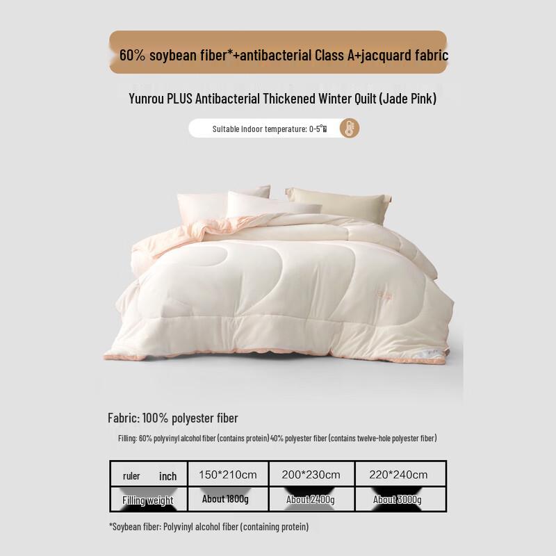 

Mercury Home Textiles 60% Soybean Fiber Quilt