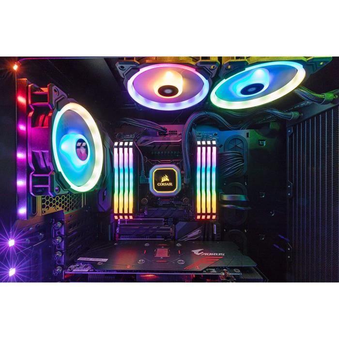 Operační paměť - CORSAIR - Vengeance RGB Pro DDR4 - 16GB 2x8GB DIMM - 3200 MHz - 1.35V - Černá (CMW16GX4M2C3200C)
