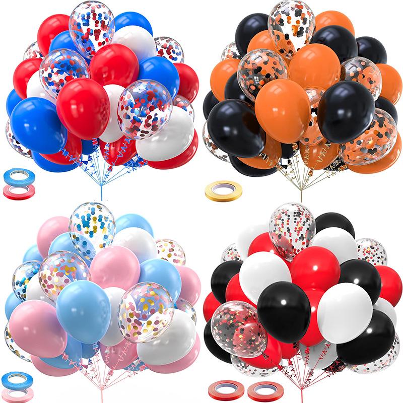 30-Piece Matte Balloon Set for Birthdays and Weddings, Vacuum-Packable
