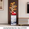 Handun Golden Lucky Cat Ruyi Persimmon Floor Ornament