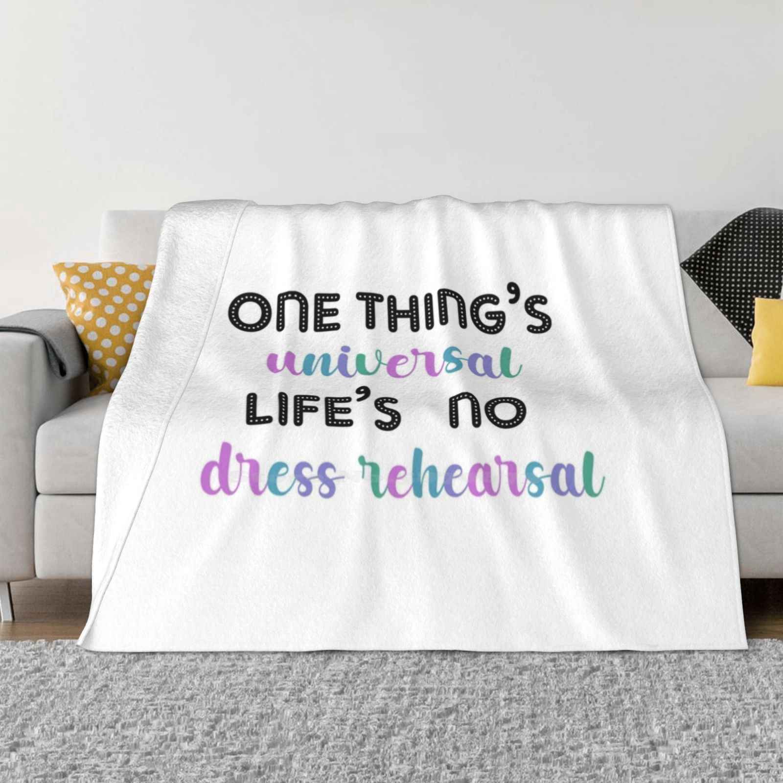 One Thing S Universal Life S Репетиций Нет Мода Мягкое Теплое Фланелевое Одеяло Выпускной Бродвей Мюзикл Выпускной Время 30x40in
