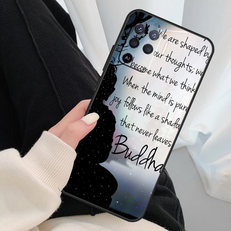 Gautama Buddha Case For Oppo A17 A57 A77 A40 A78 A54 A74 A94 A76 A16 A96 A18 A60 A80 A38 A58 A98 A15 A5 Pro