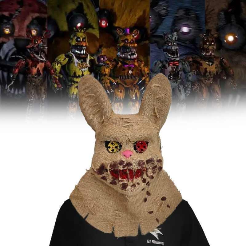 Pvc Material Five Nights At Freddy's Rabbit Headpiece For Costume Parties