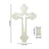 10pcs Small Baptism Decor Rustic Standing Cross for First Communion prayer Wooden Cross Christian Catholic Wood Crosses Crafts