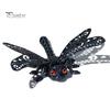 Eco-friendly Plastic Figure 3D Printed Articulated Dragonfly Model, Flexible Realistic Animal Fidget Toys, Educational Science Teaching Aid