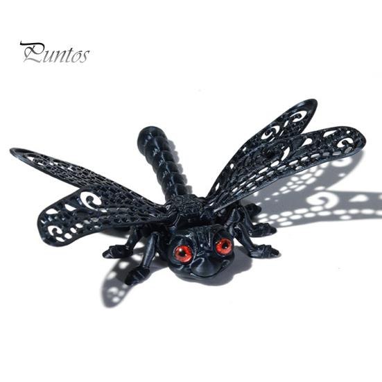 Eco-friendly Plastic Figure 3D Printed Articulated Dragonfly Model, Flexible Realistic Animal Fidget Toys, Educational Science Teaching Aid