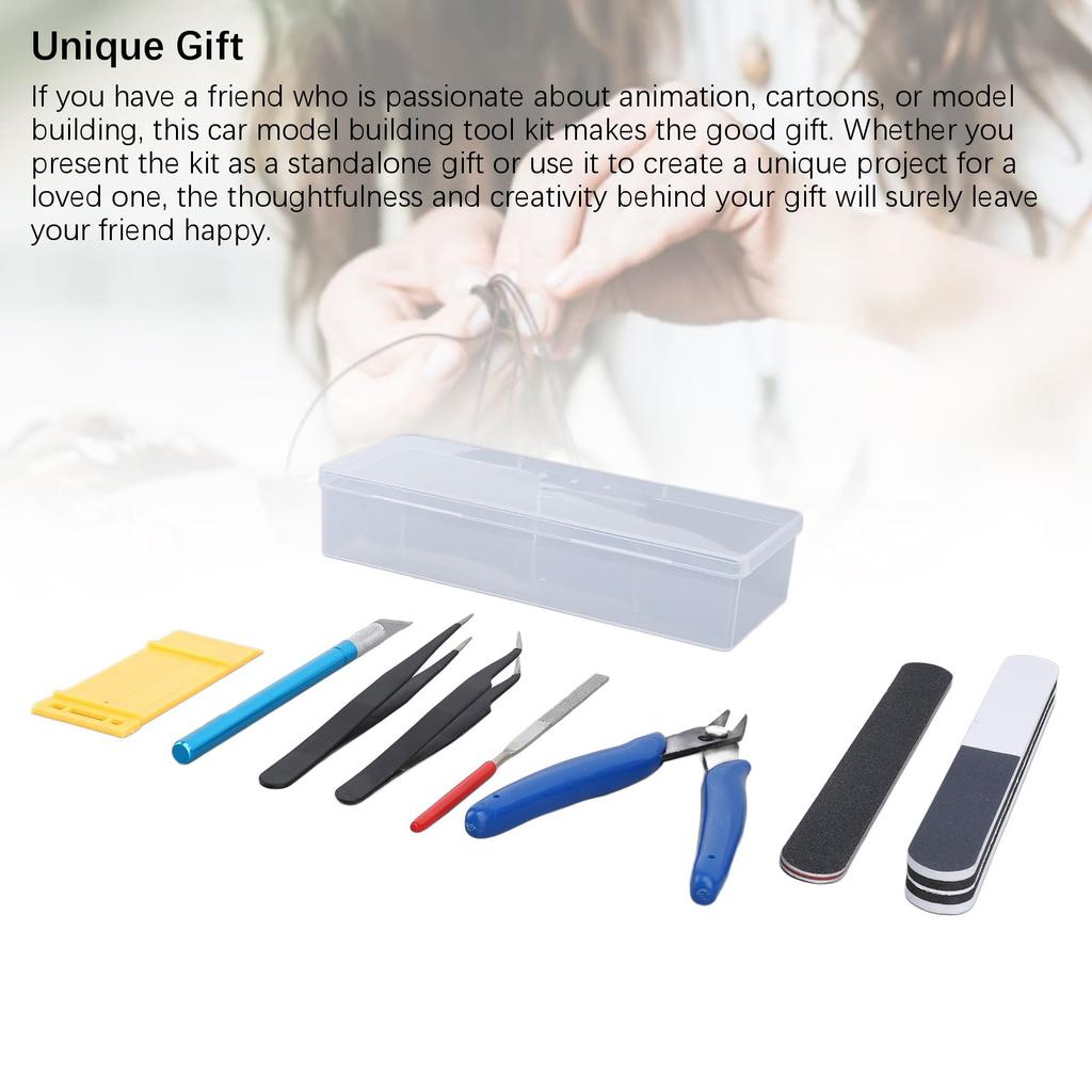 Modellbauwerkzeuge Bastelset Leichtgewichtig Tragbar Modellbauer Grundwerkzeuge Bastelset für Handarbeit
