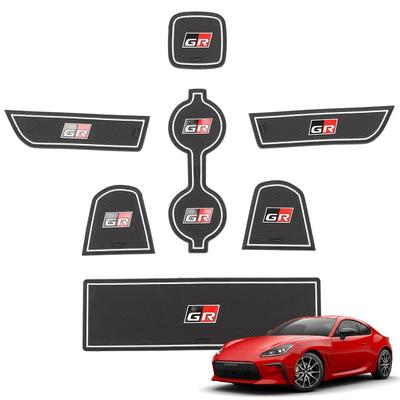 XIKER Toyota GR86 ZN8 Serie exklusive Gummi-Innenraummatte, schützende Gummimatte, kundenspezifische Innenteile, Türfach, rutschfeste Einlage, Getränkehalter,