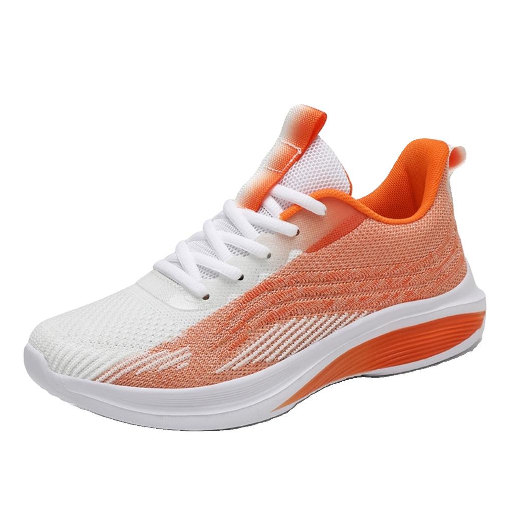 Spring and Summer New Mesh Breathable Sports Shoes Casual Shoes Flat Bottom Round Head Ultra Light Soft Sole Running Shoes