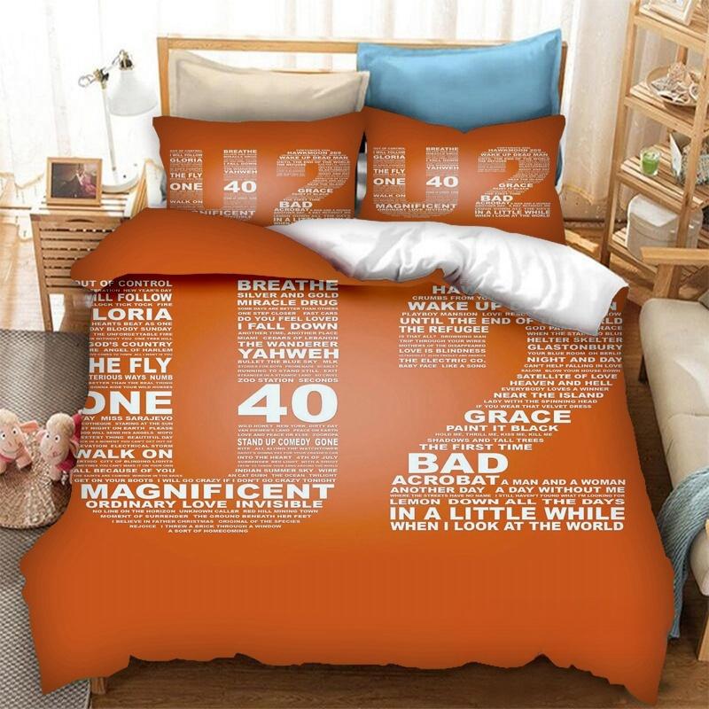Neuer 3D-Druck Rockmusik Band U Two Bettwäscheset Jungen Mädchen Twin Queen Size Bettbezug Kissenbezug Bett Kinder Erwachsene Heimtextilien