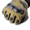 Komine Motorcycle Gloves Carbon Protect Leather Mesh Size L GK-224 Gloves, Olive,