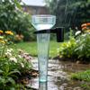 Kunststoff-Regenmesserbecher Tragbarer Rasen-Niederschlagsmesser Garten-Regenwassermesser Regenwasser sammeln