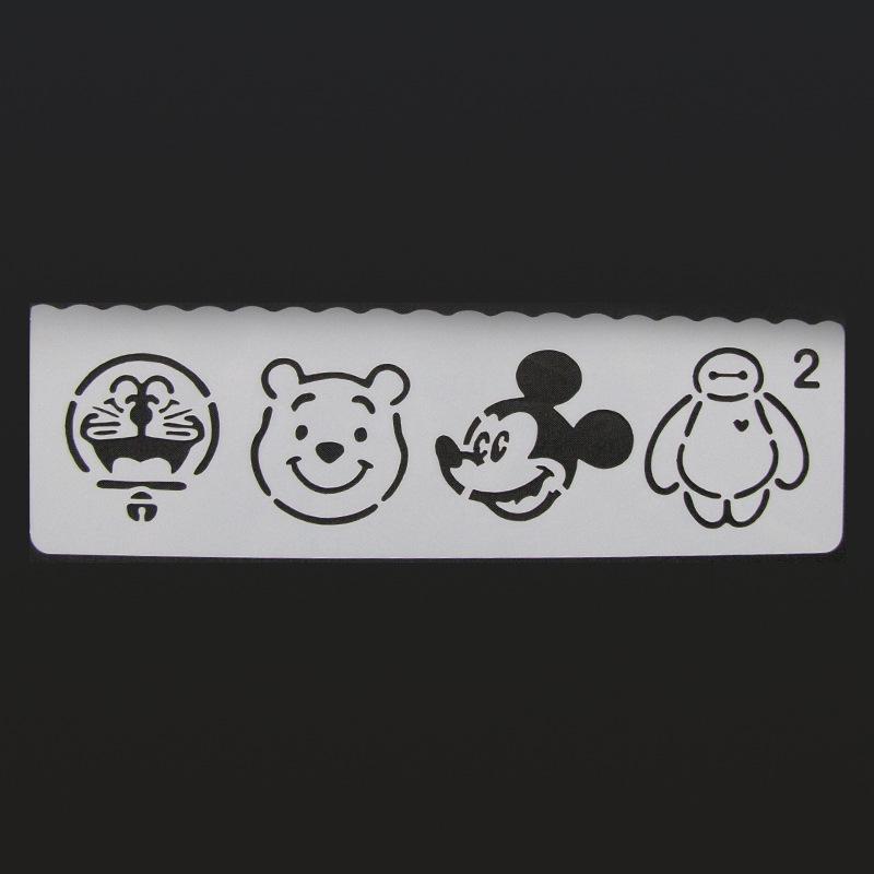Cartoon DIY Template Album: Kids' Lace Ruler Drawing & Color Painting Set