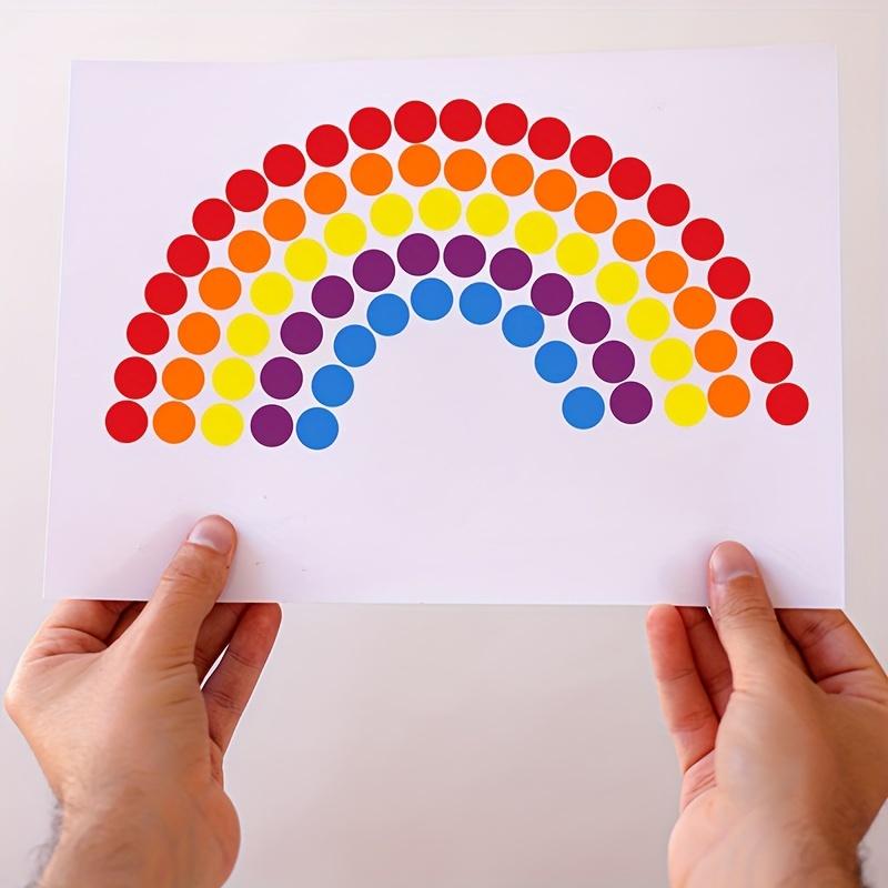 10/5rolls(1000pcs/roll) Round Dot Stickers-Self-Adhesive Color Coding Labels for Organizing File Sorting Highlighting Key Points