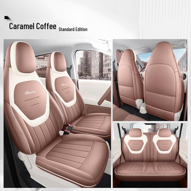 Wuling Bingo Pro Faux Leather Perforated Seat Covers - All-Season Universal Fit Bingo Pro