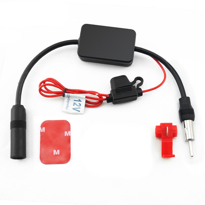 

12 В автомобильная радиоантенна FM/AM усилитель радиосигнала усилитель автомобильных антенн 330 мм для морских лодок авто автомобильные аксессуары чёрный