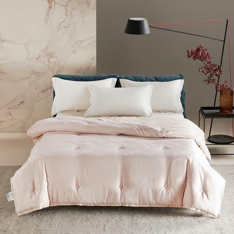 Jinsili Soft Breathable Mulberry Silk & Australian Wool All-Season Quilt