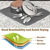 38 X 50cm Anti Slip Absorbent Dish Drying Mat Kitchen Sink Drainer Placemats