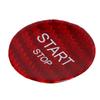 Engine Start Stop Button Switch Cover Carbon Fiber Ignition Starter Switch Sticker Replacement for