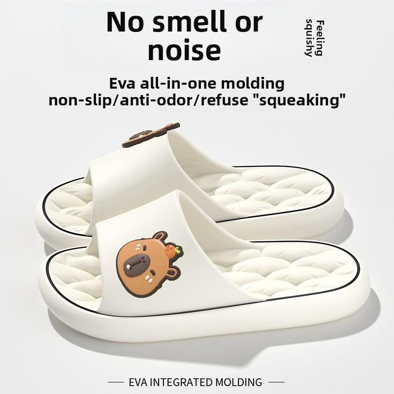 

Милые тапочки Coal Ball для женщин на лето, новый противоскользящий дизайн для ношения на открытом воздухе, для дома в помещении, крутые тапочки для мужчин 36-37