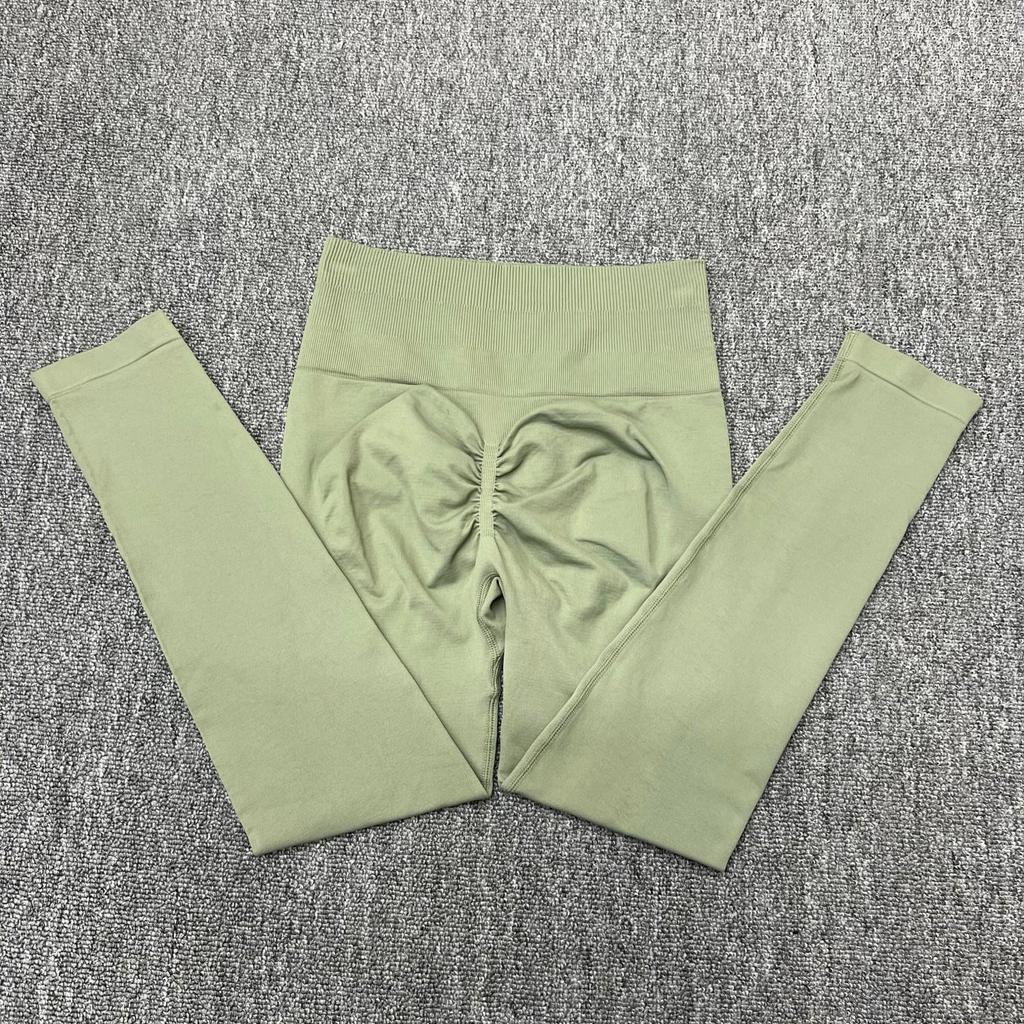 Nahtlose Pfirsich-Po Yoga-Hose: Hohe Taille, Keine Nähte, Hochelastische Sportbekleidung für Damen