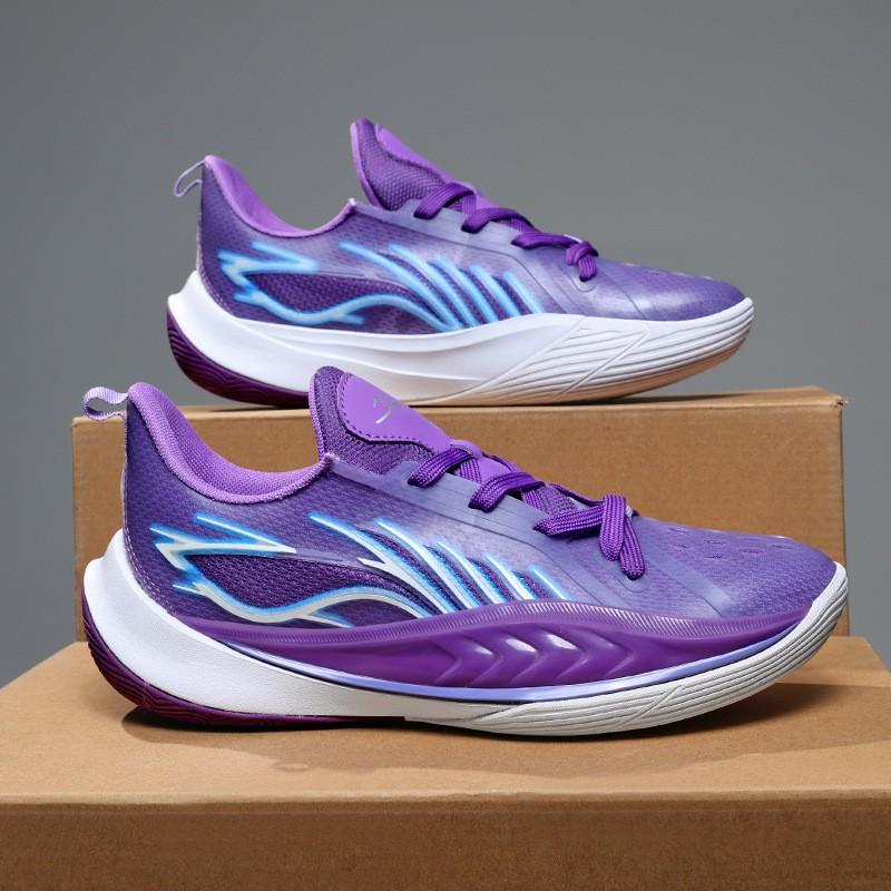 Mens Basketball Shoes Low Top With Full-Length Air Cushion Lightweight Durable Rubber Sole Outdoor Court Running