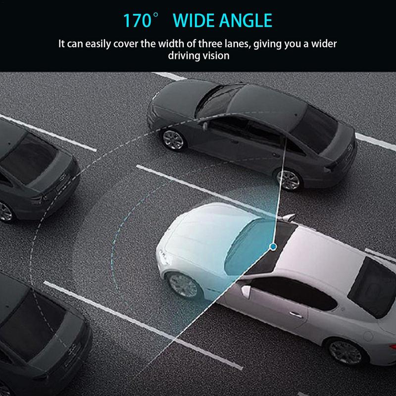 1080P Car Camera Car Driving Recorder 170 Degree Wide Angle 24H Park Monitor Loop Recording 3 Inch Screen Recorder For Car