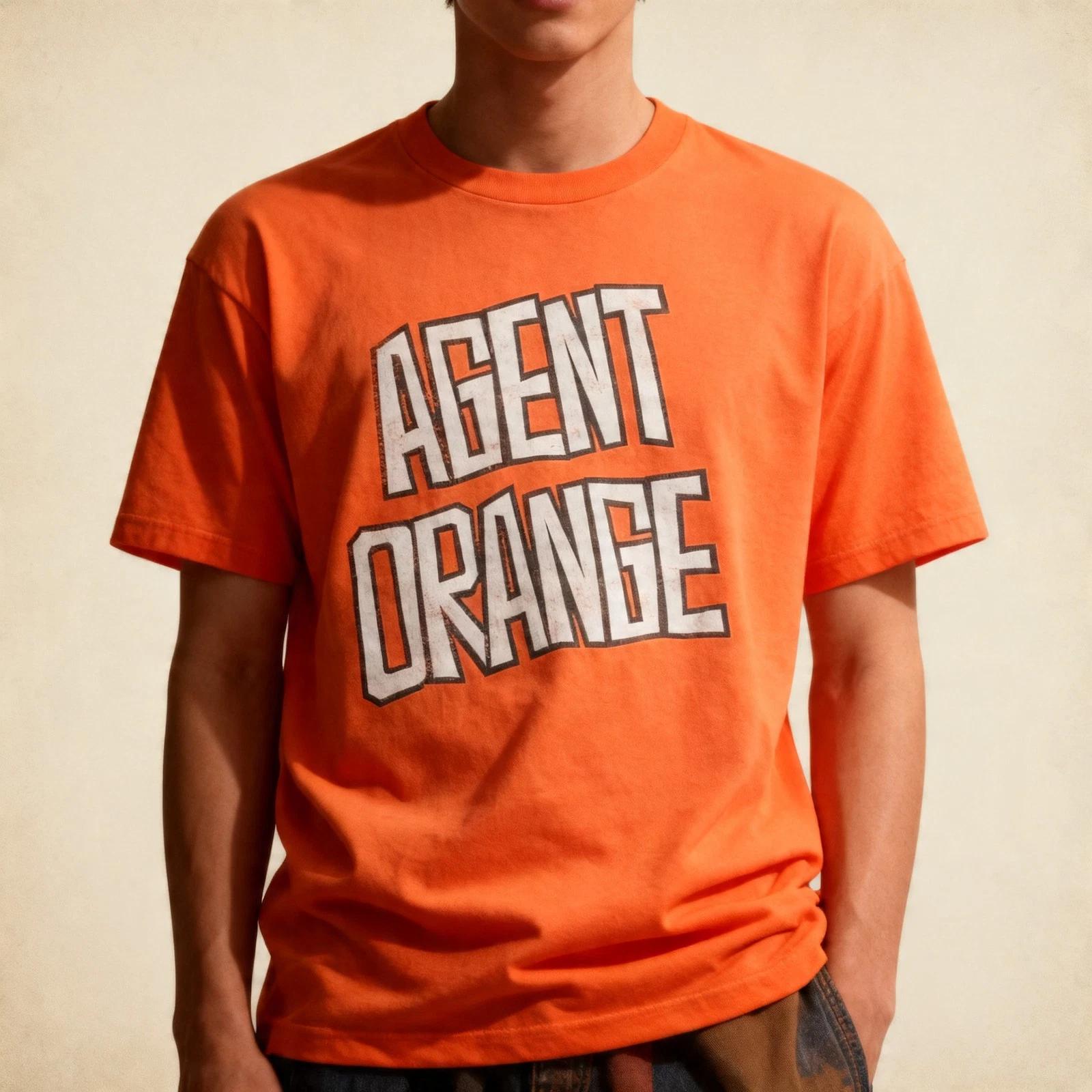 Agent Orange Punk Rock Band Orange Size S-5XL T-Shirt L