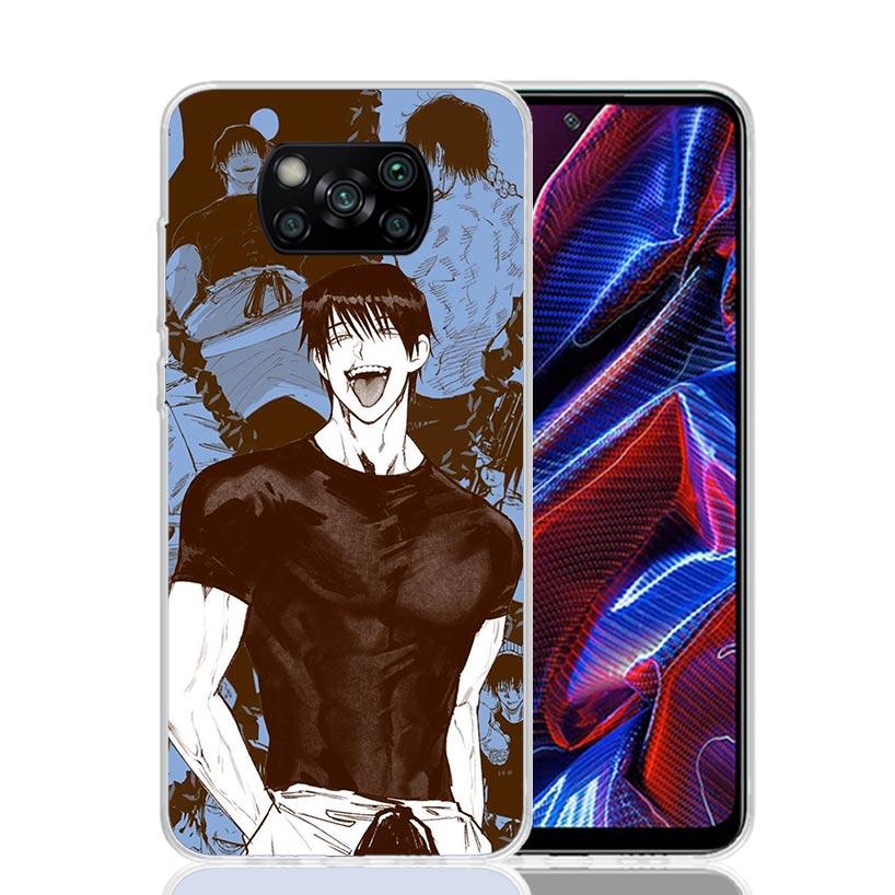 Kaisens Jujutsus Fushiguro Toji Case Phone Cover for Xiaomi Poco X3 Nfc X5 X6 X7 X4 Gt F7 Ultra F6 F5 Pro F4 F3 M5S M5 M4 M3 5G