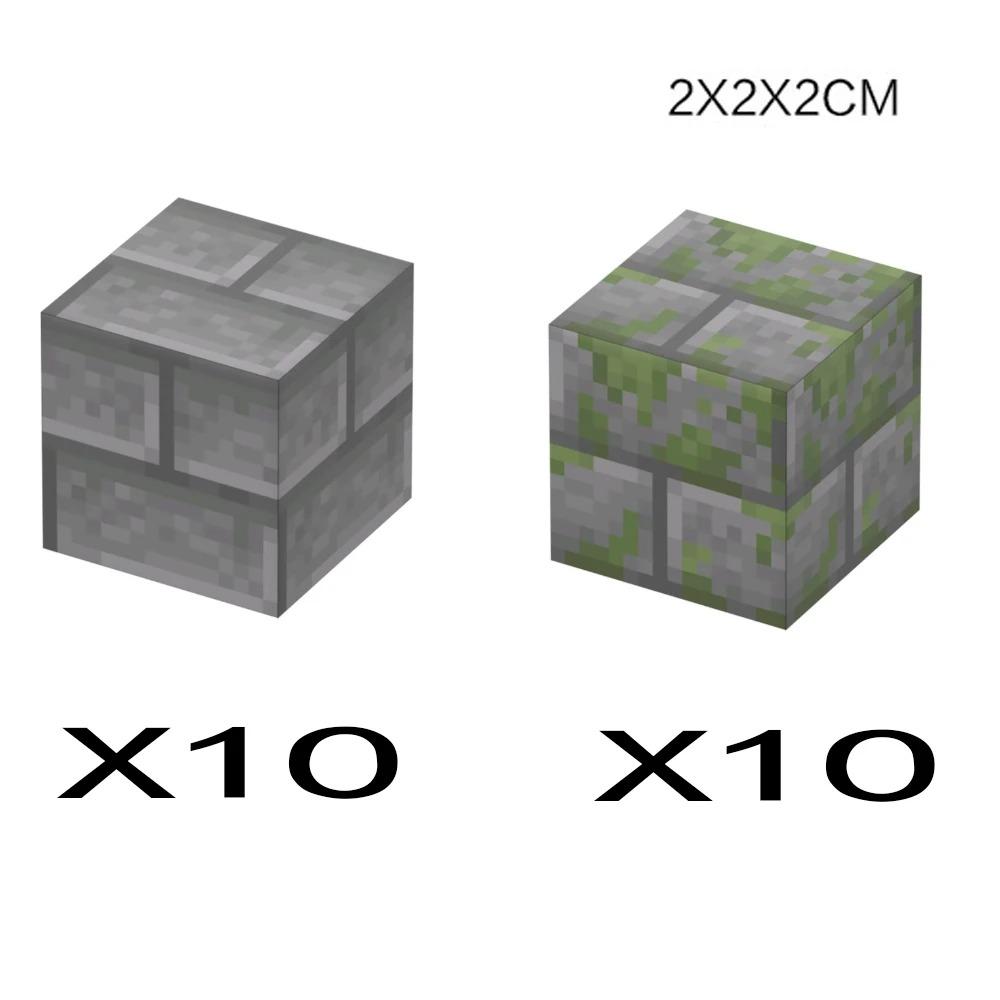Animal Wheat Block Scene Building Mine World Magnetic Base Plate Magnetic Building Block Toys Children's Toys Gift DIY 2CM X045