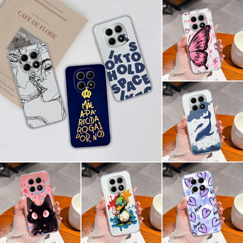 Suitable For Redmi Note 15 14 Pro 14S 15 15C A5 A1 Popular Creative Letters Patterns Phone Case Transparent Silicone Anti Slip Shell For Redmi Housing