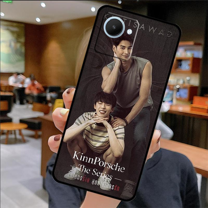KinnPorsche The Series Case For Realme C75 C67 C61 C55 C53 C51 C21Y C25S 10 11 12 13 14 Pro Plus GT 6T 6 5 GT7 Pro