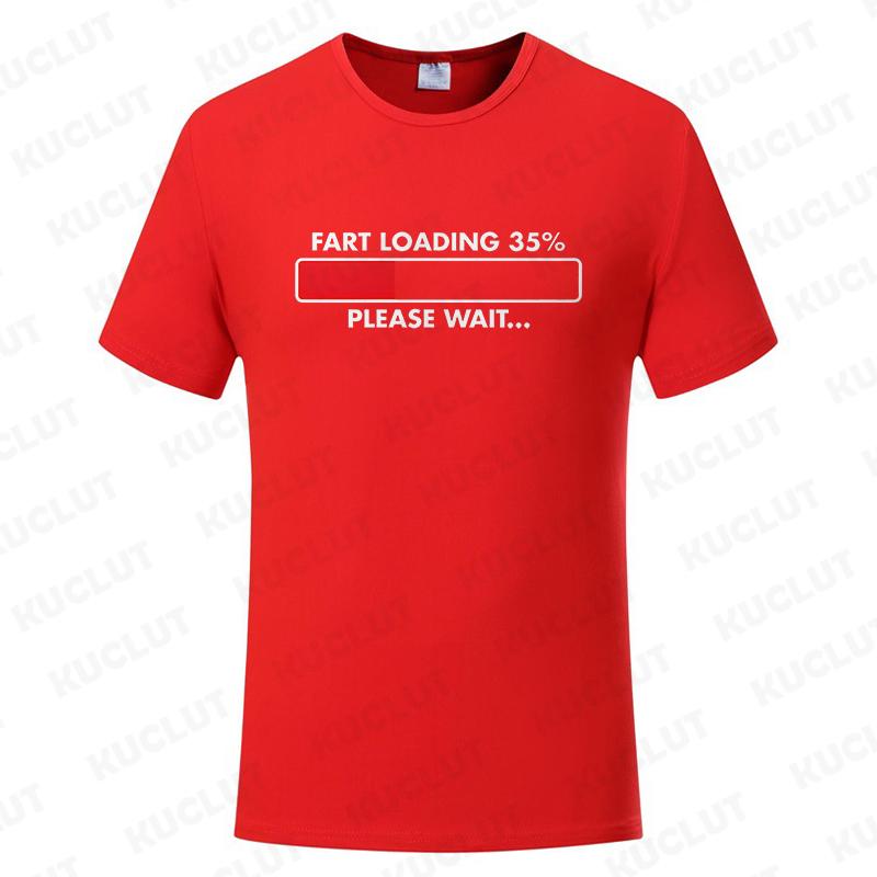 Funny Tshirt Fart Loading Humor Tee Joke Gag Tshirt for Man Dad Gifts Guys Clothes Short Sleeve Clothes Fashion Casual Tee Tops