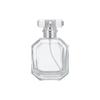 Elegant Transparent Rhombus Perfume Bottle – High-End Glass Spray, Portable for Decanting