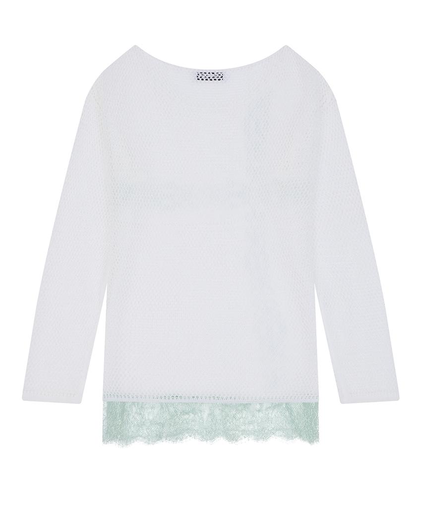 LUVISTRUE Sy Lace Net Knit(White)